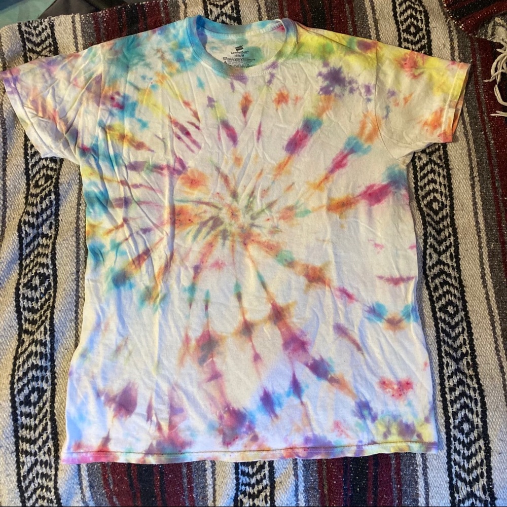 self made tye-dye t-shirt